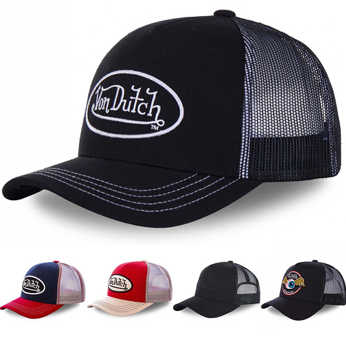 Trucker Cap Mesh - قبعة بيسبول عصرية غير رسمية من