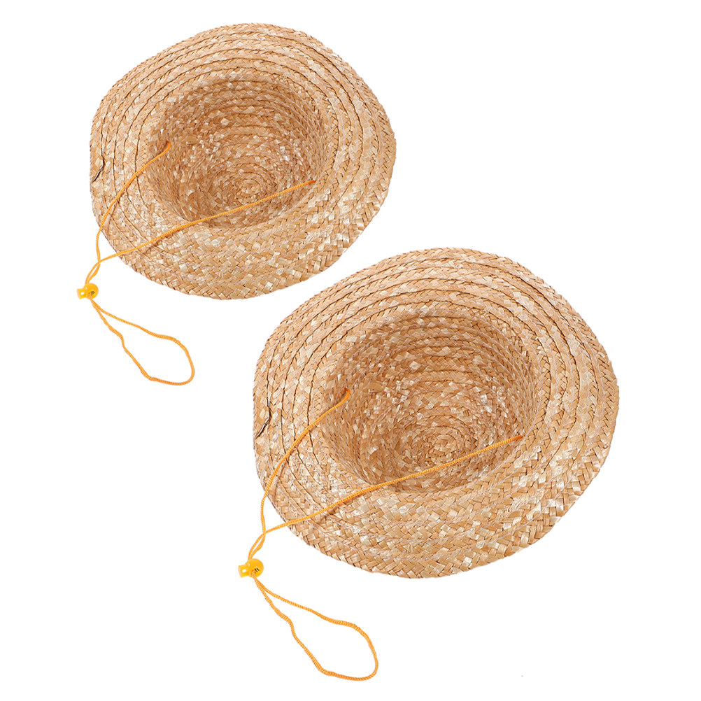 Sun Hat Wide Brim - قطعتان من قبعات الشمس للأطفال، مصنوعة
