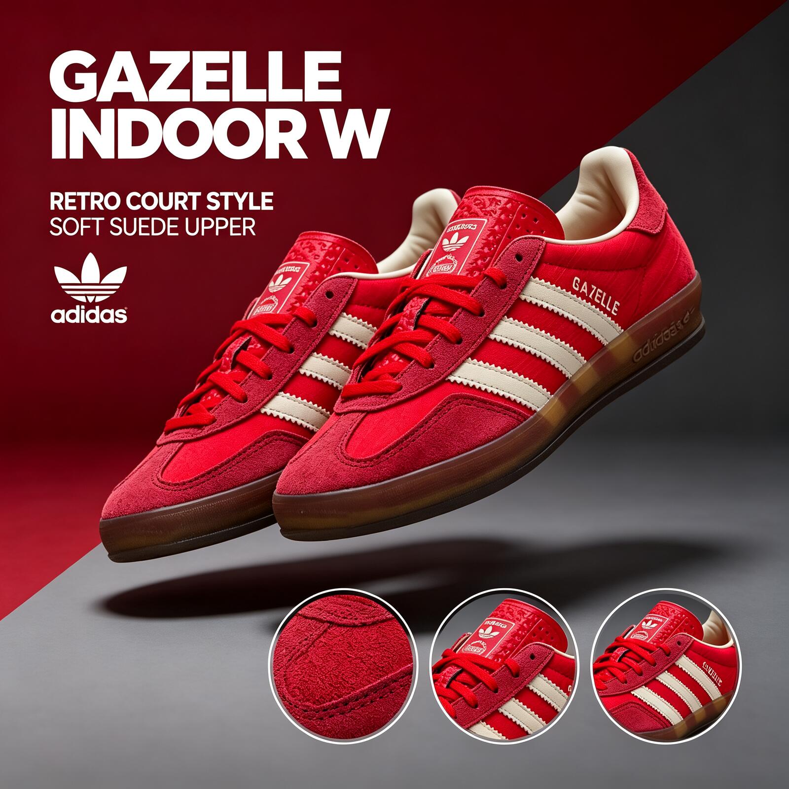 أديداس GAZELLE INDOOR W JS1411 - مراجعة Adidas Shoes Gazelle وسعره