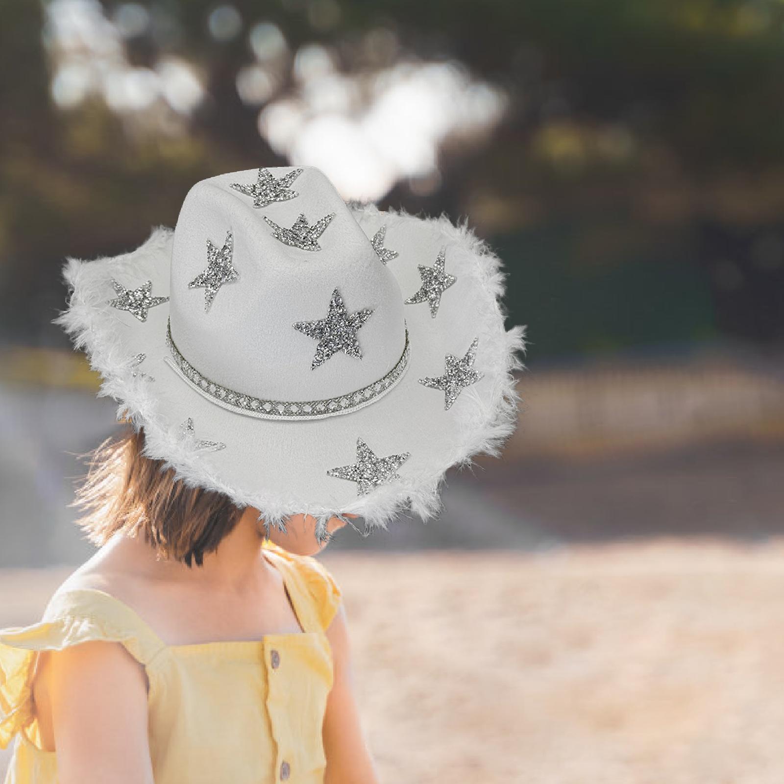 قبعة رعاة البقر النسائية مع حج - مراجعة Cowboy Hat Straw وسعره