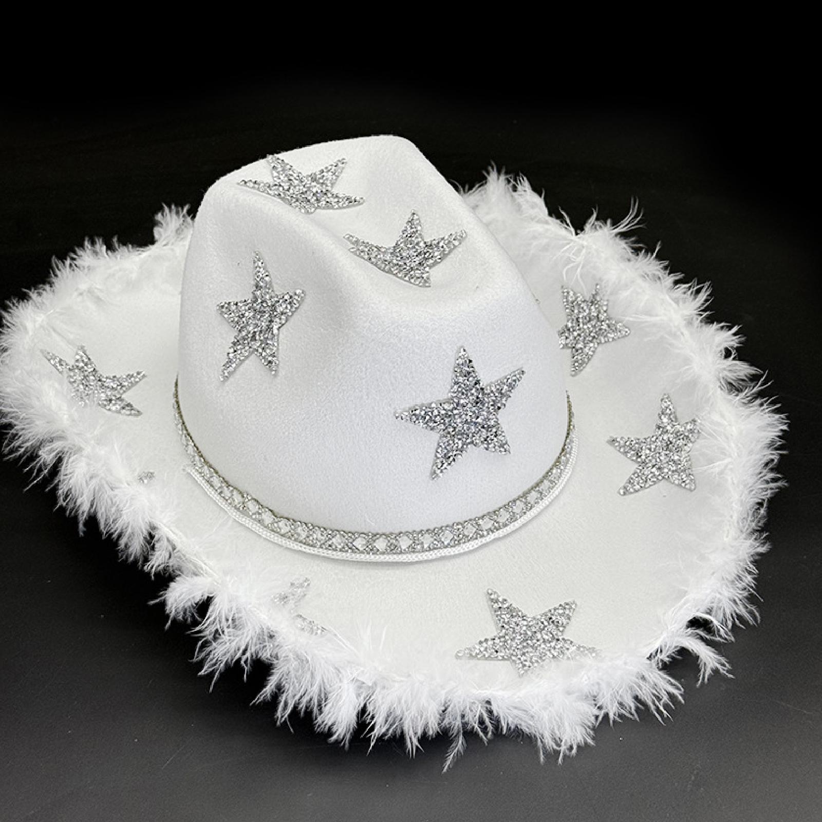 قبعة رعاة البقر النسائية مع حج - مراجعة Cowboy Hat Straw وسعره