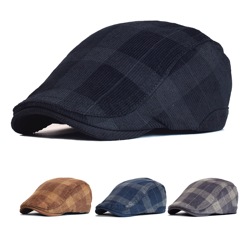 الشتاء خمر منقوشة سميكة قبعة ا - مراجعة Dad Hat Cotton وسعره