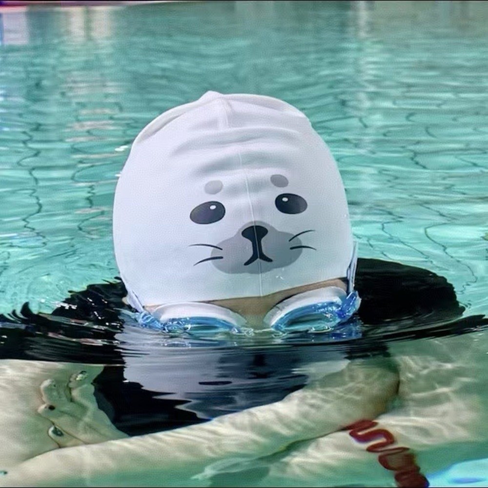 قبعة سباحة لطيفة مقاومة للماء  - مراجعة Swim Hat Silicone وسعره