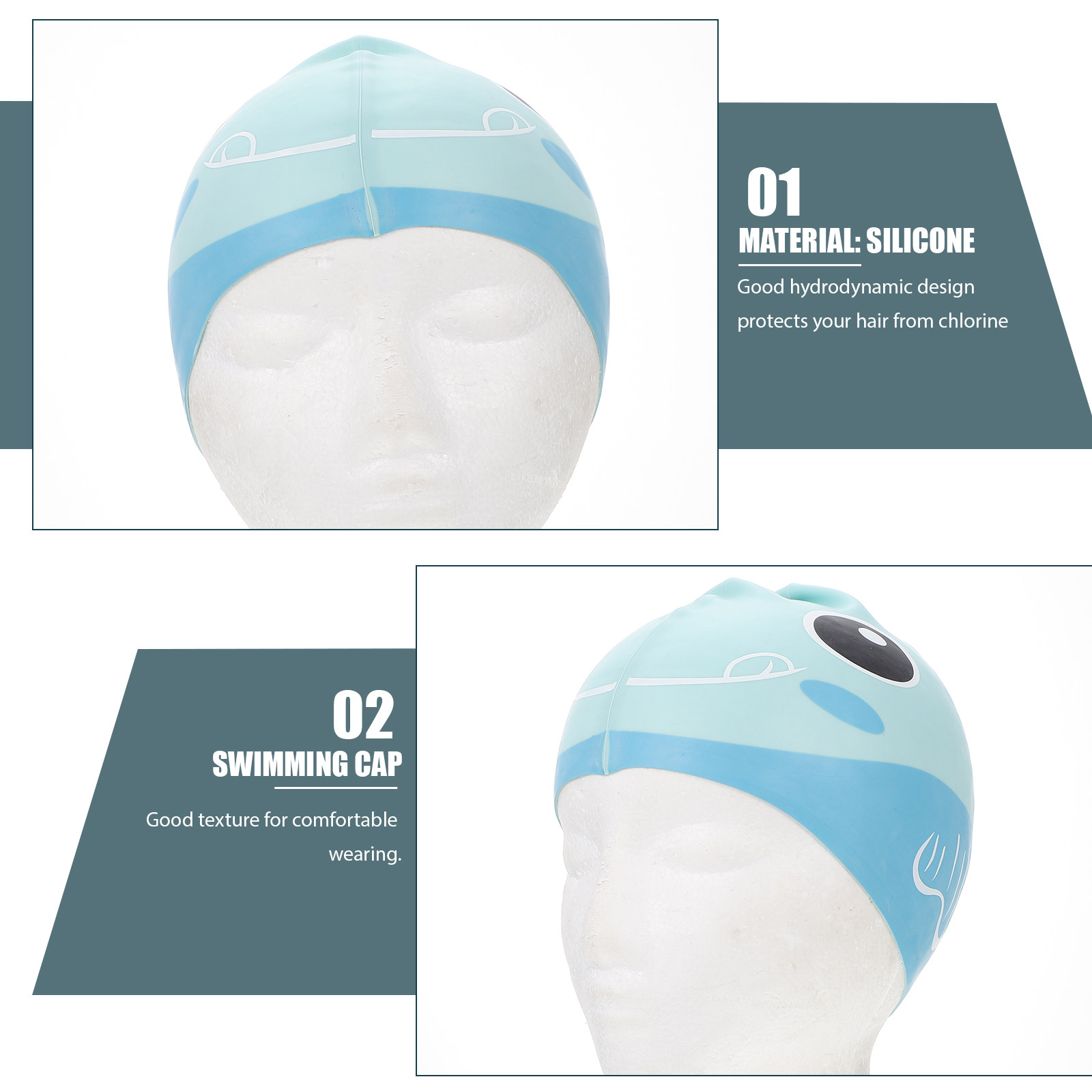 قبعة سباحة للأطفال مصنوعة من ا - مراجعة Swim Hat Silicone وسعره