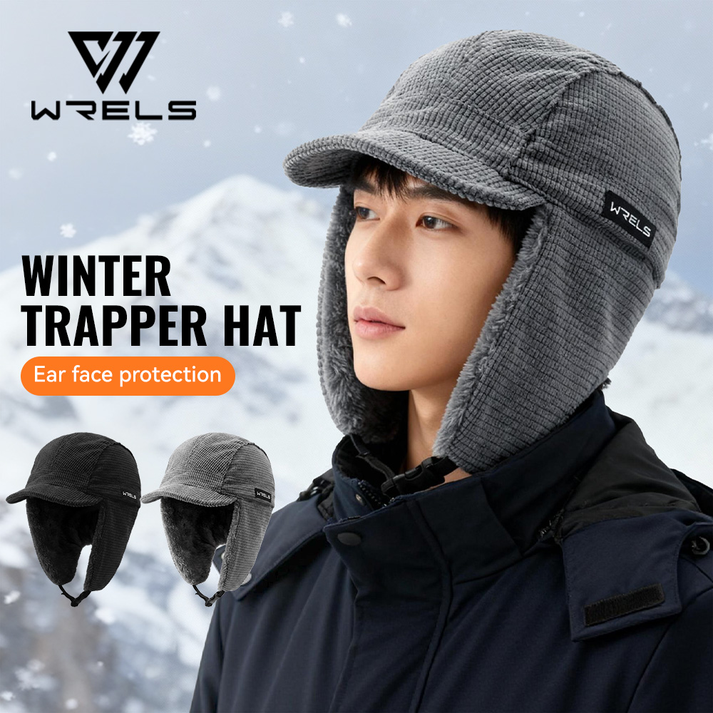 WRELS الشتاء الصياد قبعة يندبر - مراجعة Trapper Hat Ear Flap وسعره