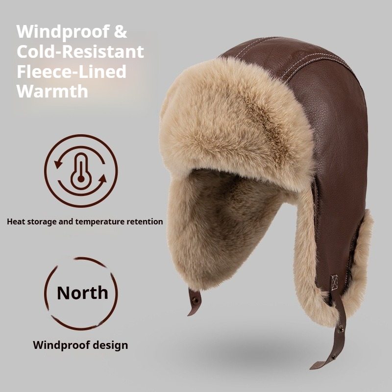 قبعات رجالية شتوية دافئة من ال - مراجعة Trapper Hat Ear Flap وسعره